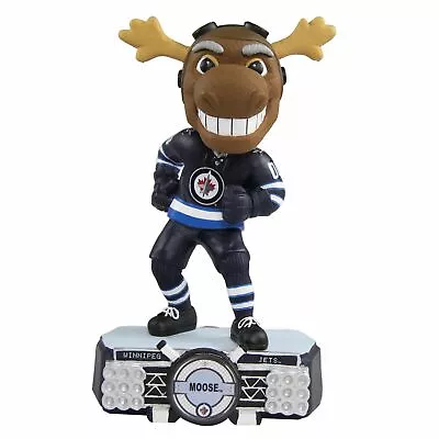 Mick E. Moose Winnipeg Jets Stadium Lights Special Edition Bobblehead NHL • $40