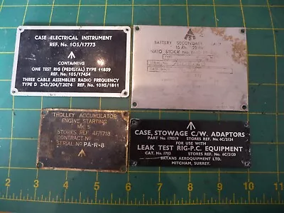 MOD & AM Aviation Aeroplane Related Parts Name Plate Plaques  \\ /\\\ • $12.62