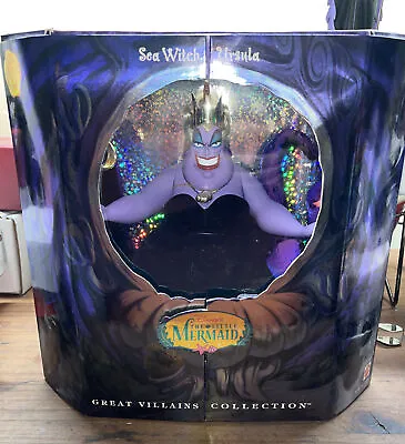 Disney's Sea Witch Ursula Doll Great Villains 1997 Mattel 17575 • $222.24