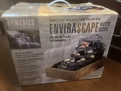 Homedics Envirascape Water Steps Fountain Model WF-STEP TableTop Relaxation • $44.97