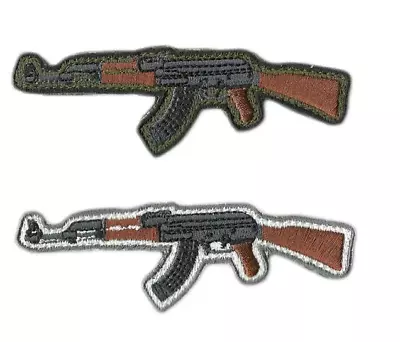 VELCRO® BRAND Fastener Morale  HOOK PATCH  Ak-47 AK47 Die Cut 3 X1  • $5.95