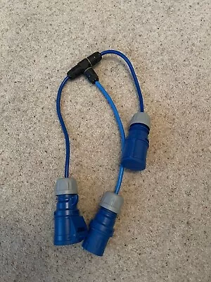 16a 16amp Extension 230v Motorhome Caravan Camping Hookup Fly Lead Cable Euro • £14.99