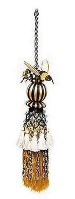 MacKenzie-Childs Beaded Bee Tassel 17  - NEW!! (OPENED FOR PICS ONLY) • $101