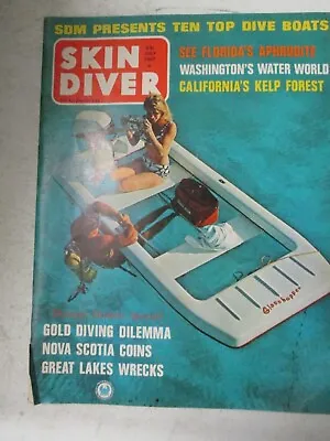 Skin Diver Magazine July 1967 Great Lakes Wrecks California Kelp Forrest Vintage • $15.95