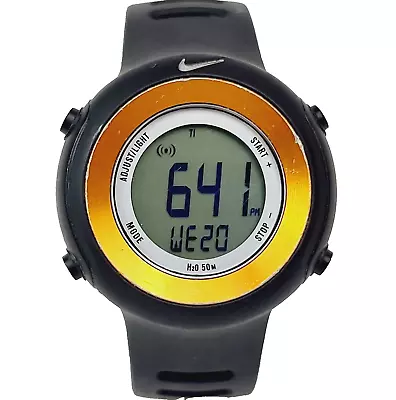 Nike Gorge Watch WK0010 Ladies Nike Gorge Digital Watch Fits To 6.5  Works RARE • $2.50