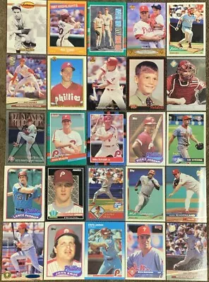 Philadelphia Phillies MLB Baseball 25 Card Lot Mike Schmidt RCs Parallels + NM+ • $0.99