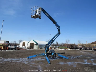 $18100 • Buy 2014 Genie TZ-50 50' Electric Towable Boom Lift Man Aerial Platform Bidadoo