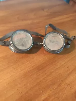 Vintage Goggles  Safety Motorcycle Steampunk Aviation • $34.99