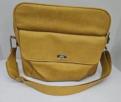 Vintage E A Royal Traveller Soft Side Luggage Carry On Overnight Shoulder Bag • $49.88