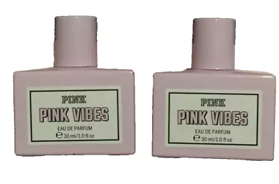 X2 New Victoria's Secret PINK PINK VIBES 1.0 Oz 30 Ml Eau De Parfum Spray WOMEN • $25.99