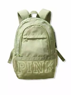 Victoria's Secret PINK Collegiate Backpack School Book Bag Shale Green NWT • $54.95