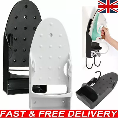 Door Wall Mounted Iron Holder Ironing Board Hanger Storage Rack Organizer Hook • £8.99