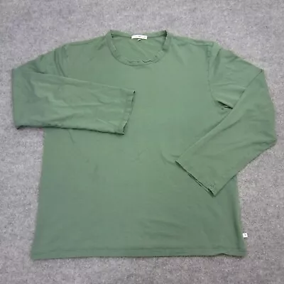 James Perse Long Sleeve Shirt Mens 3 (Large) Green Crewneck • $24.99