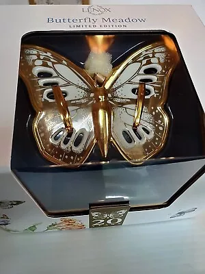 Lenox 2020 Butterfly Meadow Gold 20th Anniversary Limited Ed Ornament NEW IN BOX • $40.05