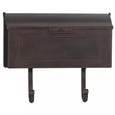 Unbranded Wall Mount Mailbox T1 Medium Front Access Antique Copper Cast Aluminum • $58.89