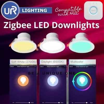 Smart ZigBee RGBCW LED Downlight Strips Home Automation With Hue Bridge • $55