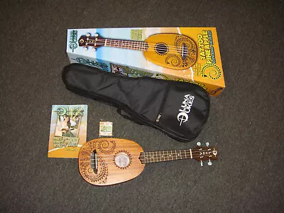 Luna Tattoo Soprano Pineapple Ukulele Pack W/ Gigbag & Pitch Pipe UKE TATTOO • $99