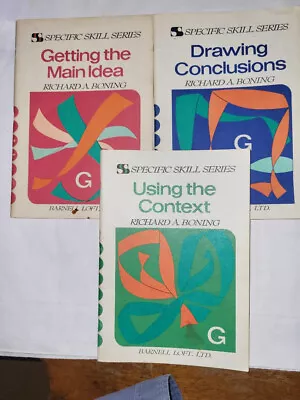 Specific Skill Series Level G :Main Idea Conclusions Context. Vintage 1977 • $29.50