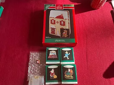 Hallmark Keepsake The Night Before Christmas Display Tin  5 Mini Ornaments - NIB • $17.90