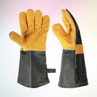  Garden Gloves Anti-scald Grilling Welding Rocket Stove Bake Micro-wave Oven • £18.95