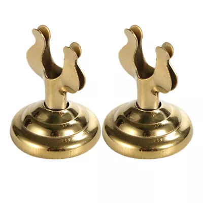  2pcs Party Mini Thread U Shape Table Number Holders Stainless Steel Menu Stand • £7.75