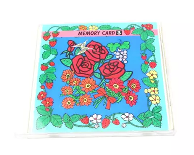 1997 Janome Embroidery Memory Card 3 Flower Series 14 Designs Has Templates • $12.99