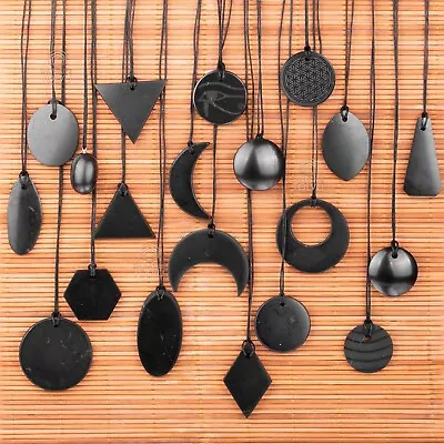 £12.36 • Buy Shungite Pendants - A Variety Of Styles – Choose Your Own. Authentic Stone Tolvu