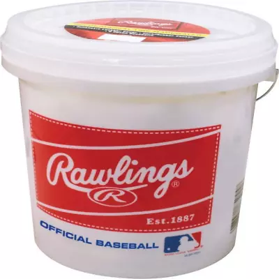 Official League Rawlings Baseballs (24 Pack) Major Baseball Practice Bucket • $57.92