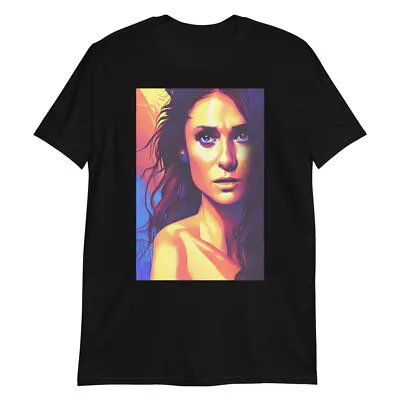 Nina Dobrev Short-Sleeve Unisex T-Shirt Hot Fan Art Degrassi The Vampire Diaries • $18.95