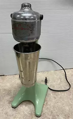 Vintage Hamilton Beach 17 Milk Shake Mixer Jadeite Green • $307.56