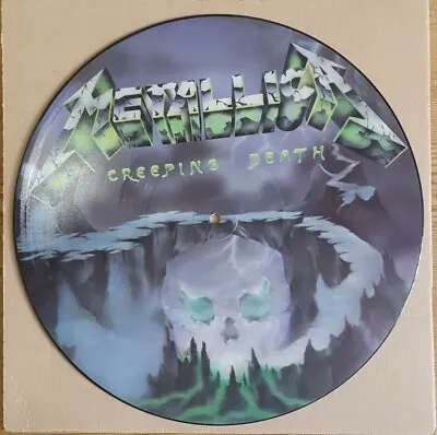 Metallica Creeping Death UK 12  Vinyl Pic Disc Music For Nations P12KUT112 1984 • $80.90