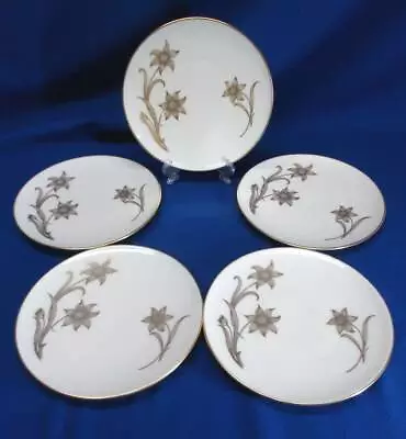 Set Of 5 Lenox Fairfield 6.25 Dia Dessert Plates • $24.99