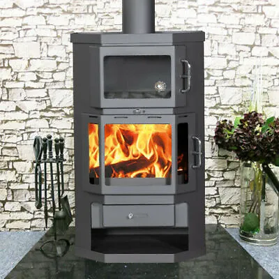 Wood Burning Multifuel Oven Stove Cooker Taro F 10kw • £1199.99