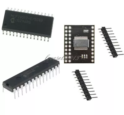 MCP23017 DIP SOP Bidirectional 16-Bit I/O Expander I2C IIC Serial Interface S • $3.38