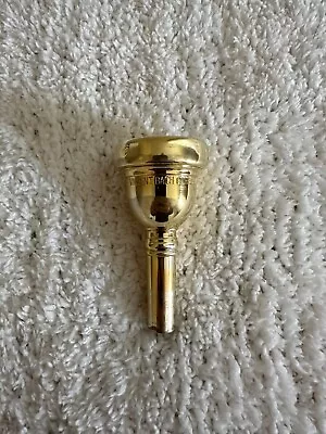 Vincent Bach Corp. New York 7 Small Shank Trombone Mouthpiece In Gold Plate • $11.50
