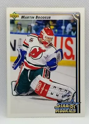 MARTIN BRODEUR 1992-93 Upper Deck Star Rookie RC  # 408  • $2.99