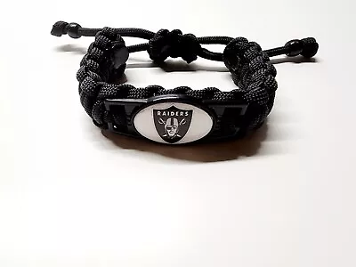 Las Vegas Raiders Adjustable Charm Bracelet Fan Apparel & Souvenir NFL • $9.99