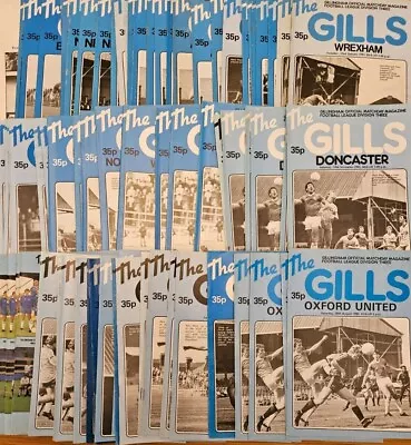 Gillingham Home Programmes 1982-83 • £1