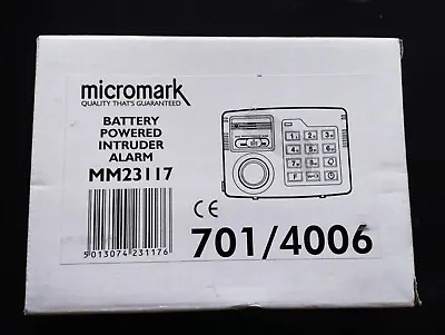 Micromark Battery Powered Intruder Alarm • £9.99