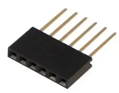 £3.50 • Buy 10pcs - Long Pin Male/Female 2.54 - Stackable Arduino Connector Header 6 Way