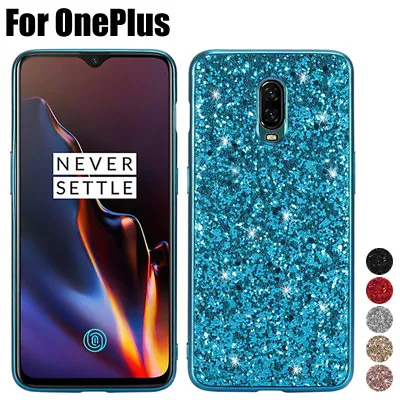 For OnePlus 11 9  8 ProT 8T 7T 6 Glitter Plating Soft Rubber Silicone Case Cover • $7.32