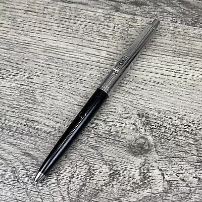 Vintage Paper Mate Ballpoint Pen Double Heart Black Blue Ink • $24.99