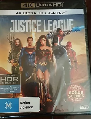 JUSTICE LEAGUE 2018 : NEW 4K Ultra HD UHD Blu-Ray • $20