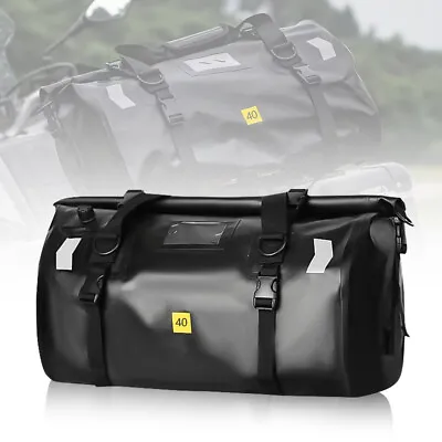 40L Motorcycle Dry Bag Waterproof Motorcycle Luggage Bag For Skiing Travel Black • $48.27