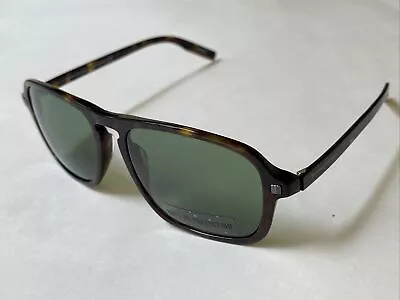 New Ermenegildo Zegna EZ0170/S 52N Havana / Green Sunglasses Zeiss 58-18-140 • $59