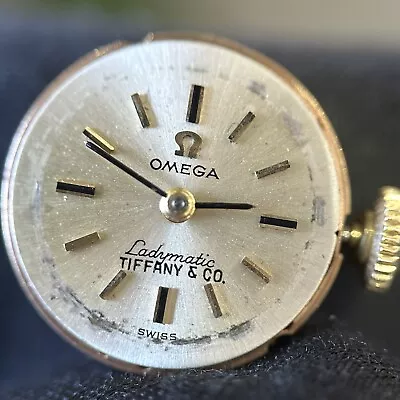 Omega Tiffany & Co Ladymatic RARE Vintage Dial 15mm & Caliber 660 Watch Movement • $149