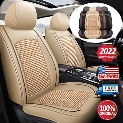 Leather Car Seat Covers 2 Front Cushion For Mercedes-Benz Waterproof Accessories • $94.56
