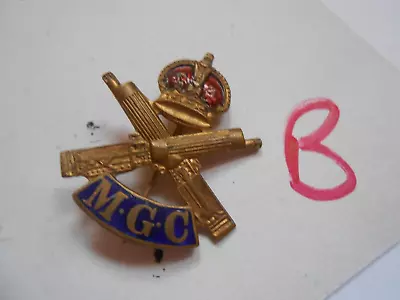 MGC  Machine Gun Corps   WW1 Enamel Sweetheart  /  Lapel Badge B • $29.84