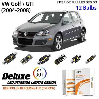 LED Interior Light Kit For VW Golf GTI MK5 2004-2008 White Dome Light Bulbs • $21.60