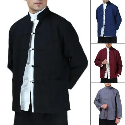 Bruce Lee Kung Fu Wingchun Coat Jacket Martial Arts Taichi Uniform Men Tang Suit • $26.31